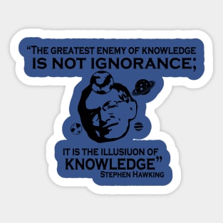 Enemy of Knowledge Sticker